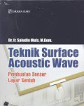 TEKNIK SURFACE ACOUSTIC WAVE : Pembuatan Sensor Layar Sentuh