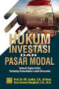 HUKUM INVESTASI DAN DASAR MORAL