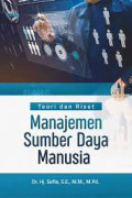 TEORI DAN RISET MANAJEMEN SUMBER DAYA MANUSIA
