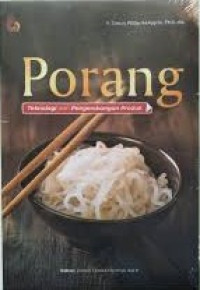 PORANG : Teknologi dan Pengembangan Produk