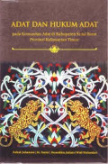 ADAT DAN HUKUM ADAT : pada Komunitas Adat di Kabupaten Kutai Barat Prov Kalimantan Timur