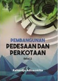 PEMBAMGUNAN PEDESAAN DAN PERKOTAAN EDISI 2