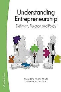 UNDERSTANDING ENTERPRENEURSHIP