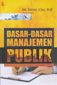 DASAR-DASAR MANAJEMEN PUBLIK