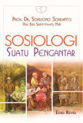 SOSIOLOGI : SUATU PENGANTAR