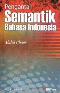 Image of PENGANTAR SEMANTIK BAHASA INDONESIA