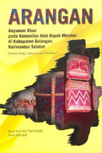 Image of ARANGAN : Anyaman Khas pada Komunitas Adat Dayak Meratus di Kabupaten Balangan, Kalimantan Selatan